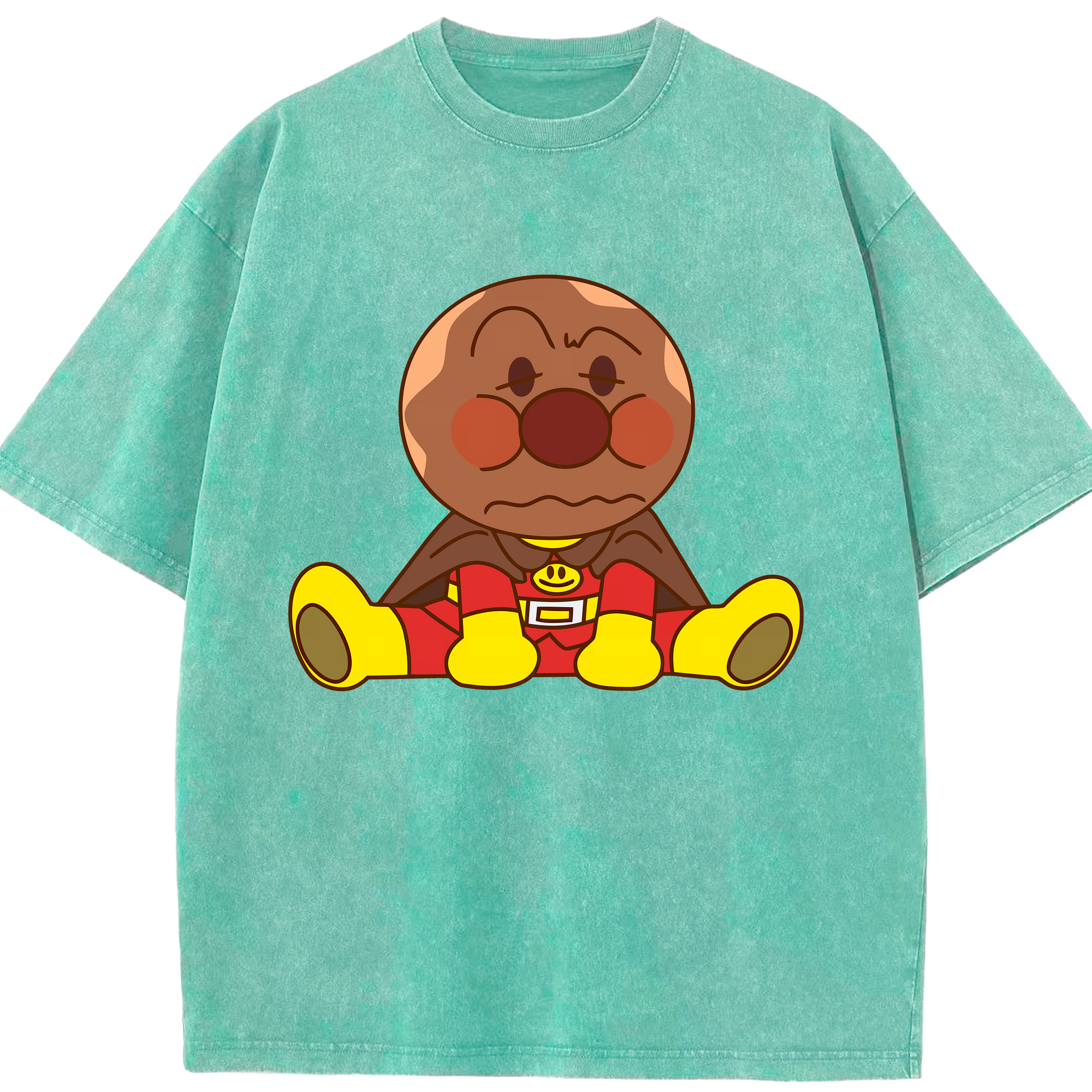 （画像用） アンパンマン Anpanman 綿100% ヴィンテージ風 半袖Tシャツ（フロントプリント）